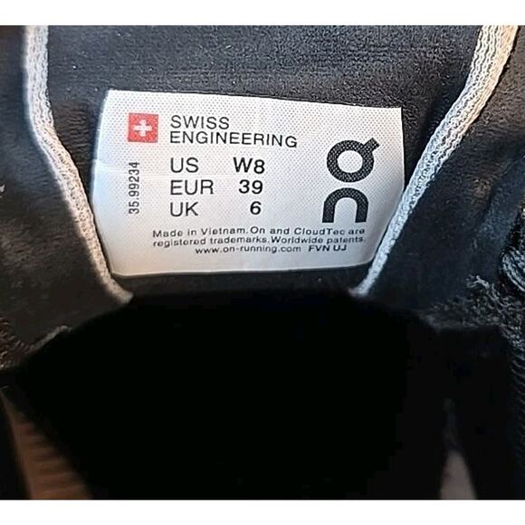 On Cloud Womens Swiss Running Athletic Shoes Cloudtec Helion Gray Size 8 - Picture 13 of 13